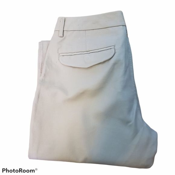 gap modern boot cut khaki pants 6 Ankle beige - Picture 4 of 6